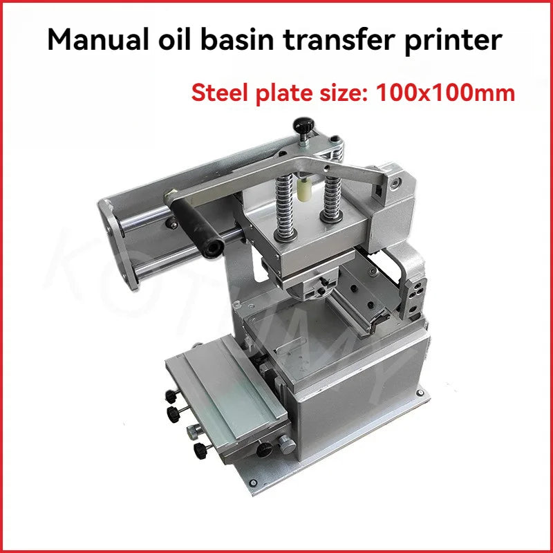 Manual Transfer Printing Equipment Company Logo Printer Mechanical Monochrome Oil Stamping Printer