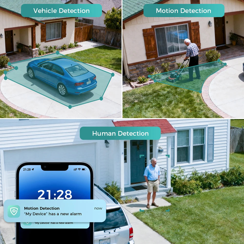 Hiseeu 5MP 4K 8MP POE PTZ IP Camera Night Vision Waterproof Security Video IP Camara Onvif Security CCTV Camera H.265