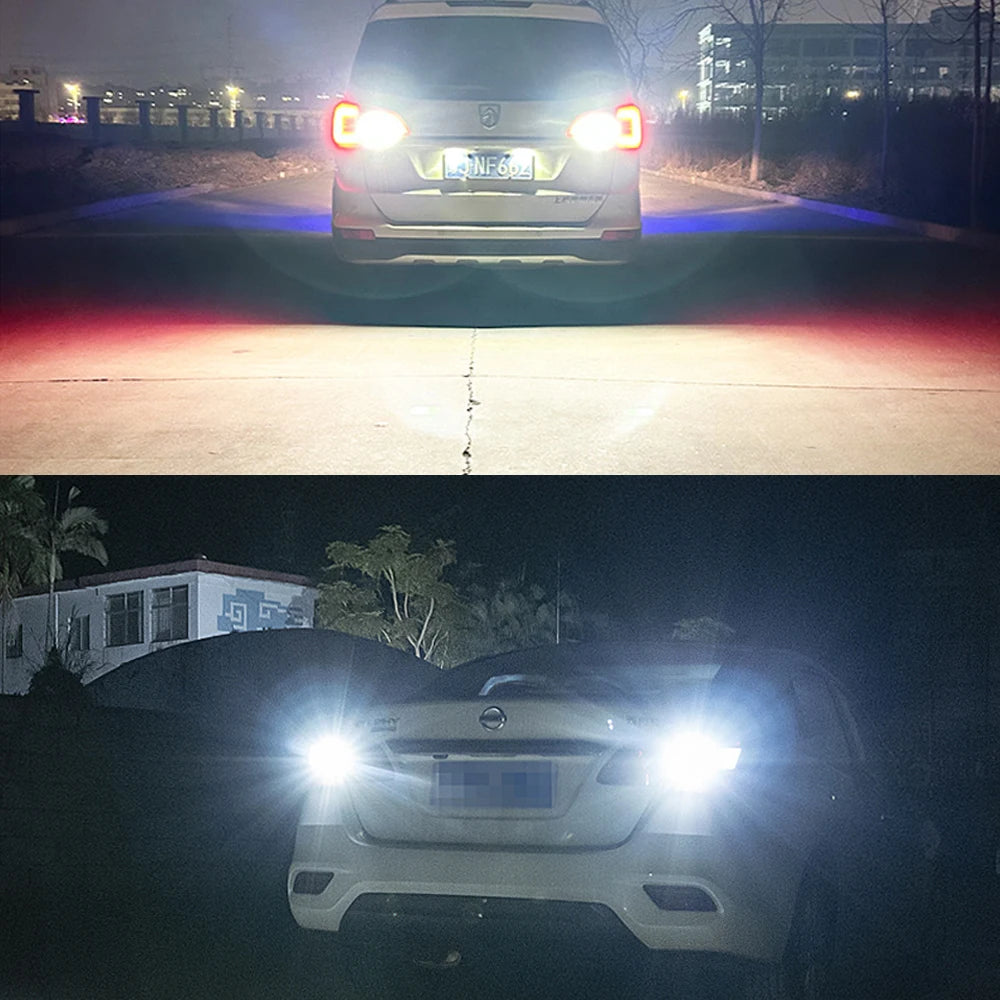 2pcs LED Reverse Light Blub Backup Lamp 3157 P27/7W T25 3156 Canbus No Error For Chevrolet Corvette 2005-2013
