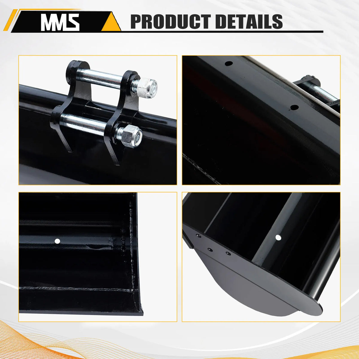 Germany Stock 500/600/800/1000mm Flat Bucket For JCB NEX Kingway Berger Kruas Mini and Other Chinese Mini Excavators