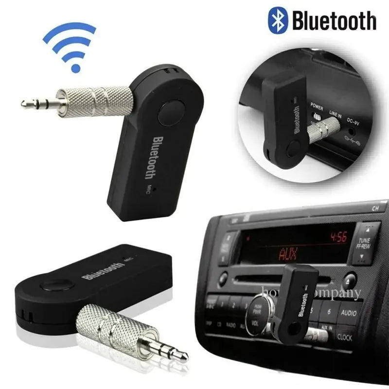 Car Bluetooth 5.0 Receiver 3.5mm Jack Wireless Bluetooth Transceiver Adapter For Car Kit Music Audio Aux A2dp Earphone Receiver