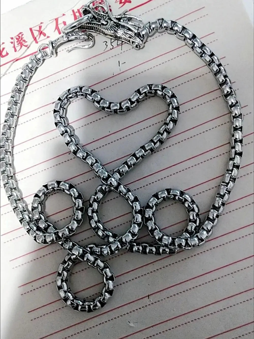 Dragon Head Pendants Bracelets EDC Self Defense Whip Titanium Steel Necklace Fashion Chain Waist Boy Gadgets For Men Cool Gifts