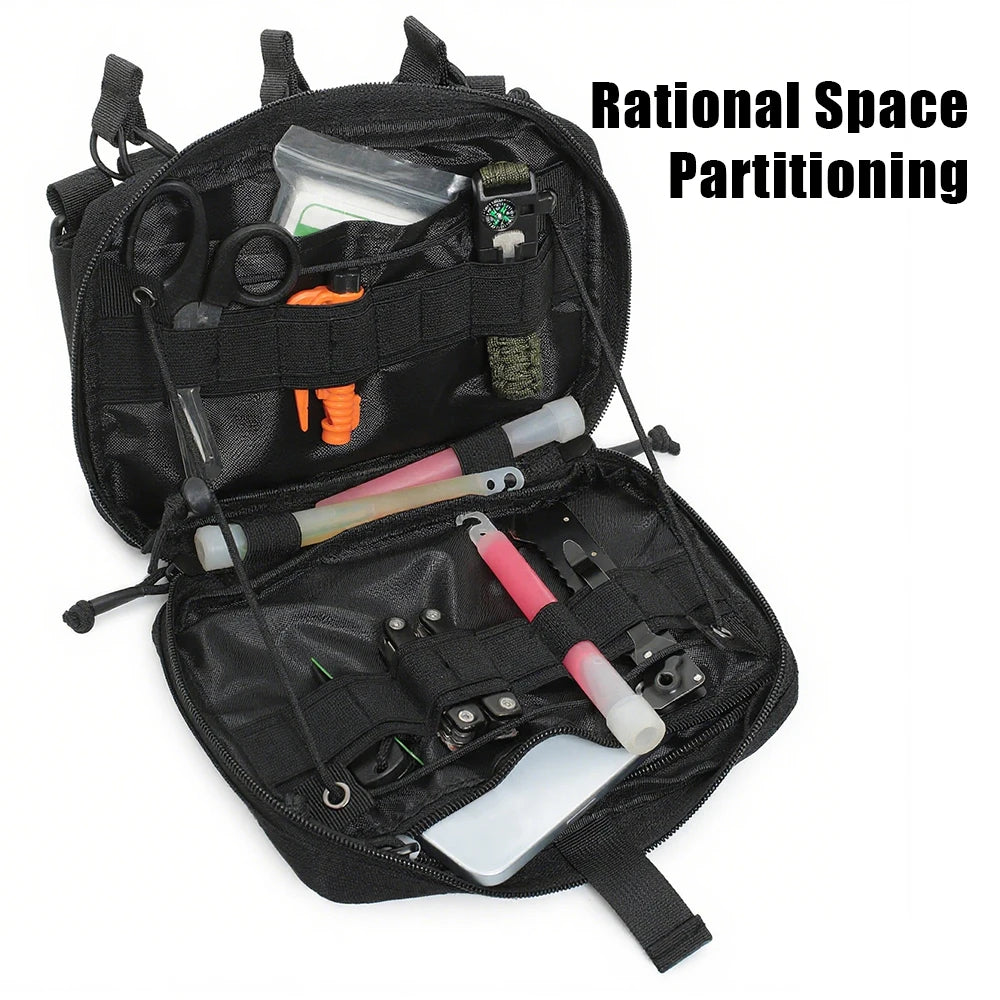 Triple Mag Pouch 5.56/.223 Tactical Magazine Pouch Molle Rifle Chargers Holder Admin Pouch EDC Organizer Detachable Molle Pouch