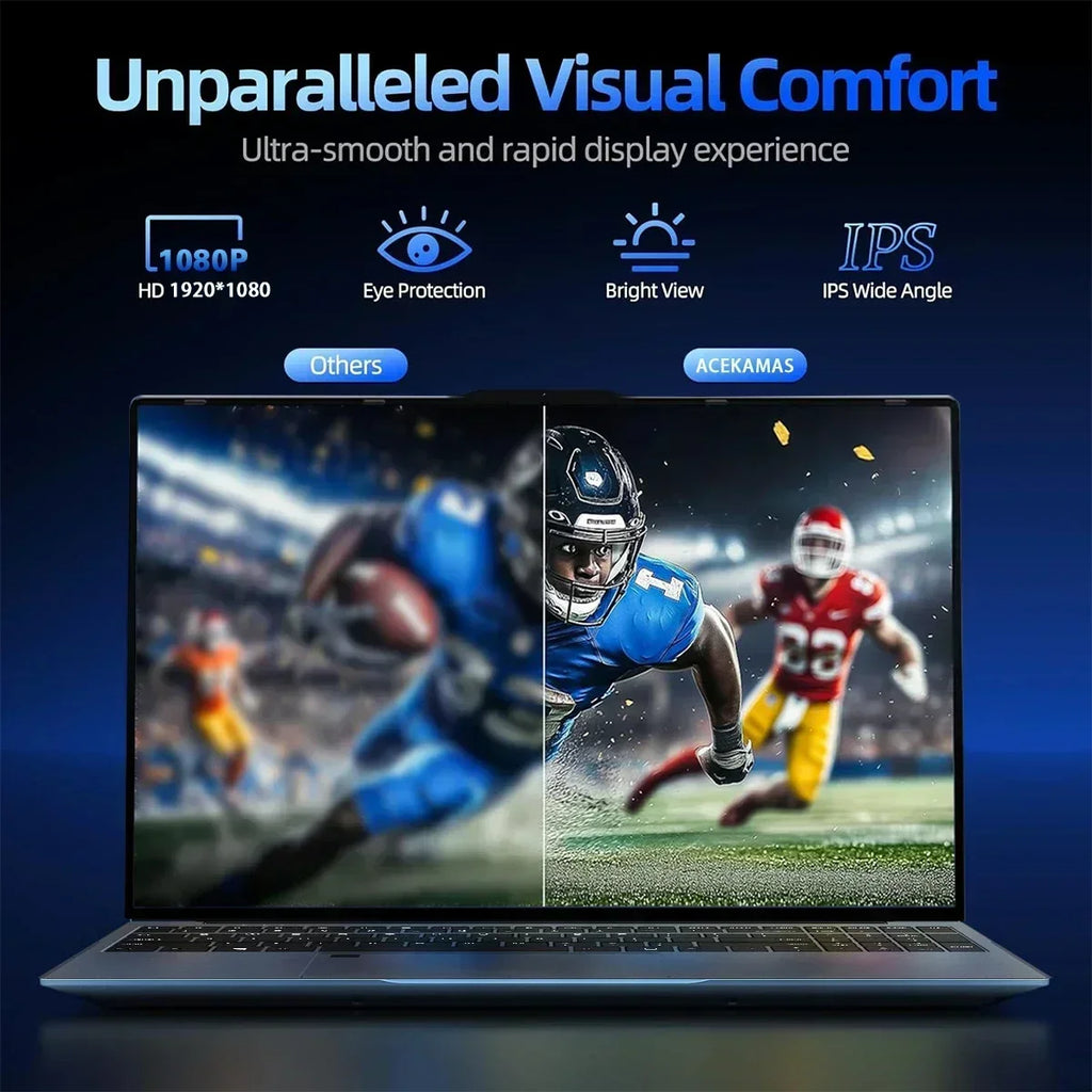 2026 New 14.1" intel Core i9-10980HK laptop 16GB RAM 1/2TB SSD Portable laptops Windows 11 Pro Office Gaming Notebook computer
