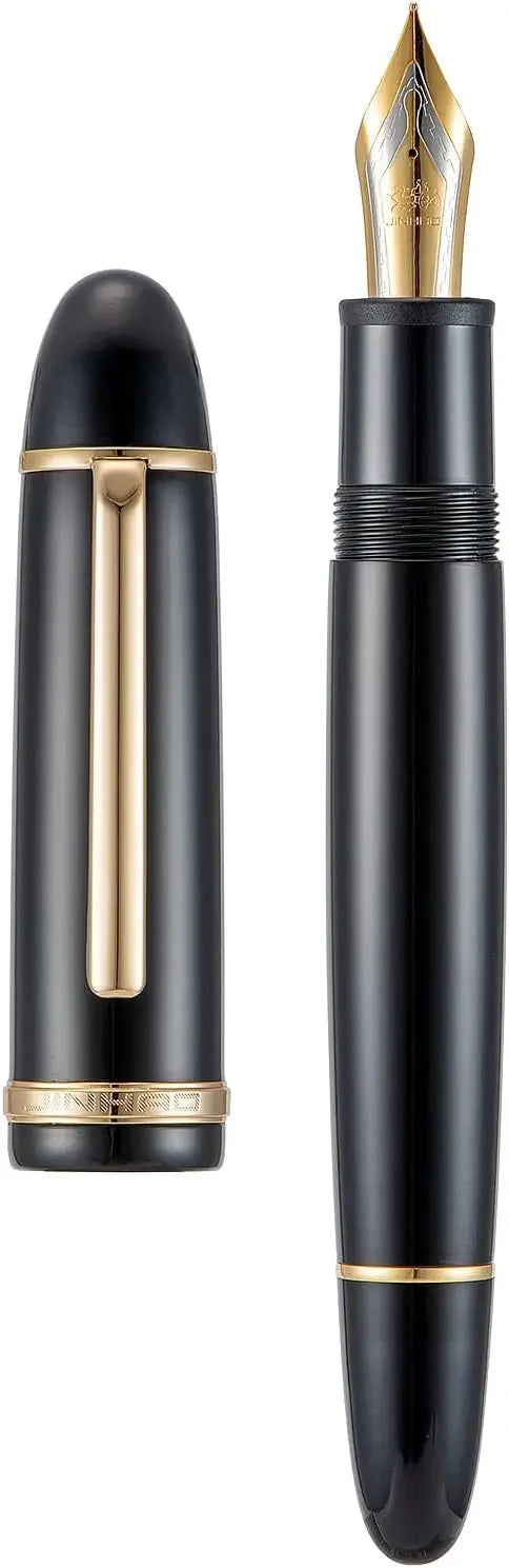Jinhao X159 Classic ABS Fountain Pen 0.5mm/0.38mm Nib Ink Pens Set, Elegant Office Stationery Supplies