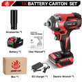 ONEVAN 1200N.M Torque Brushless Electric Impact Wrench 1/2Inch Cordless Wrench Screwdriver Power Tool For Makita 18V Battery Pin