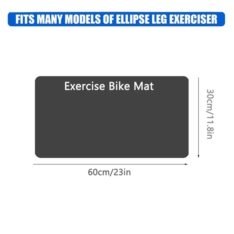 XSXS-2PCS Bike Trainer Workout Mat–For Peloton For Bike,Exercise Mat, Non-Slip For Home Gym Exercise Mat