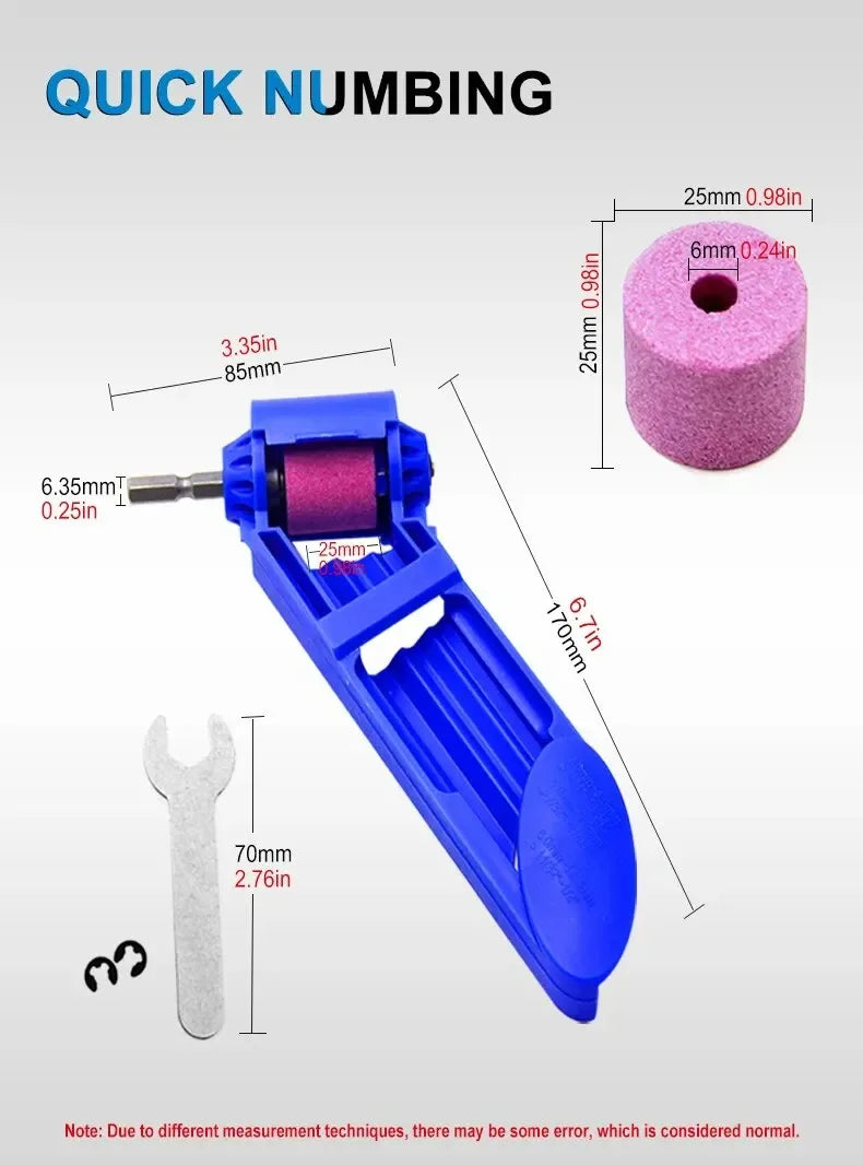 Portable Electric Drill Bit Grinder Universal Iron Straight Sharpener Drill Bit Sharpen Machine Twists Drill Dremel Accessories