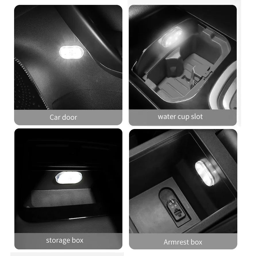 Touch Light Hand Car Roof Magic stickers Lamp Indoor Car Lighting Night Reading Light Reading Lamp Car Interior Lights