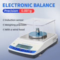Lab Scale 500g 0.001g High Precision Electronic Balance Digital Analytical Balance Jewelry Scale with Windshield Balance Scale