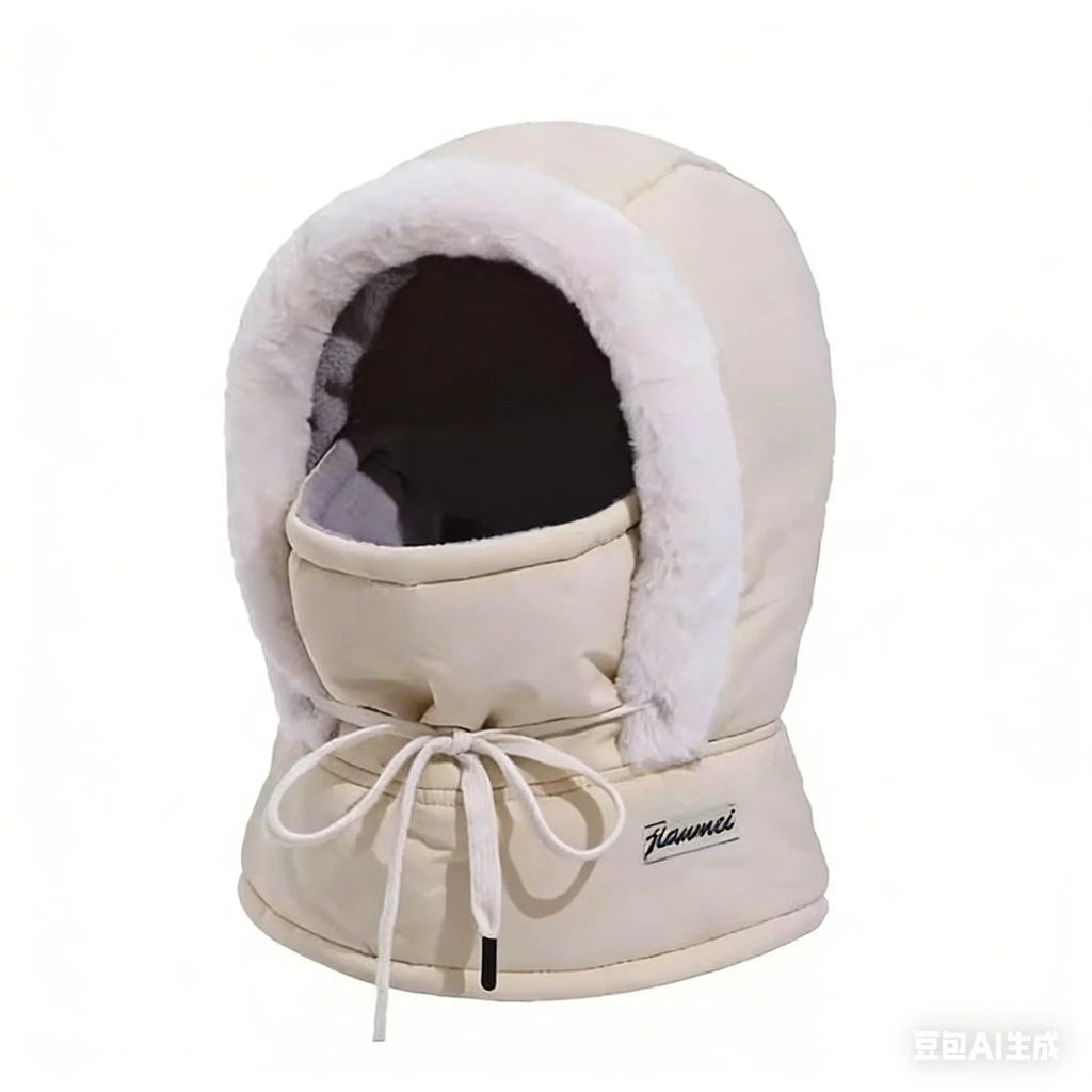 Winter Down Hat With Hood Unisex Thickened Warm Windproof And Waterproof Cap For Men Women Outdoor Skiing Hiking
