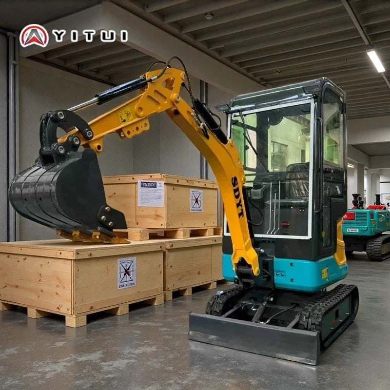 Multifunction 1.2 Tons Powerful Engine Customized Multifunction Can Use A Variety Of Accessories Mini Excavator Home Version