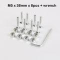 Skateboard Trucks Screws M5x25/29/32/38/44/50mm Mounting Bolts Anti-rust Durable Bridge Nails Nuts Skateboard Truck Wheel Repair