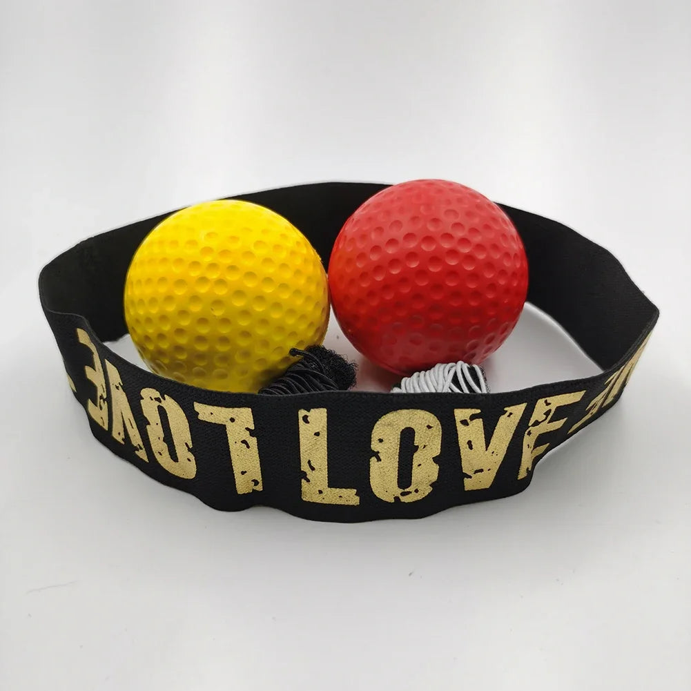 New Set Boxing Speed Ball Head-mounted PU Punch Ball MMA Sanda Training Hand Eye Reaction Home Sandbag Fitness Boxing Equipment