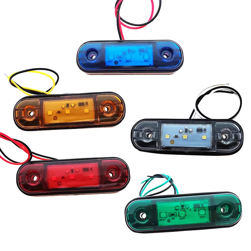 12V 24V Truck Accesorios Trailer Car External Lights Warning Tail Light Signal Brake Lamps for Truck Trailer Lorry Bus
