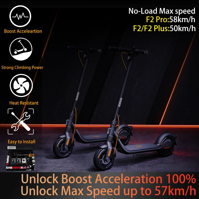 58km/h Custom Controller Unlimited Speed For Ninebot by Segway F2/F2 II/F2 PLUS/F2 PRO E D Scooter 32km 58km/h Motherboard Parts