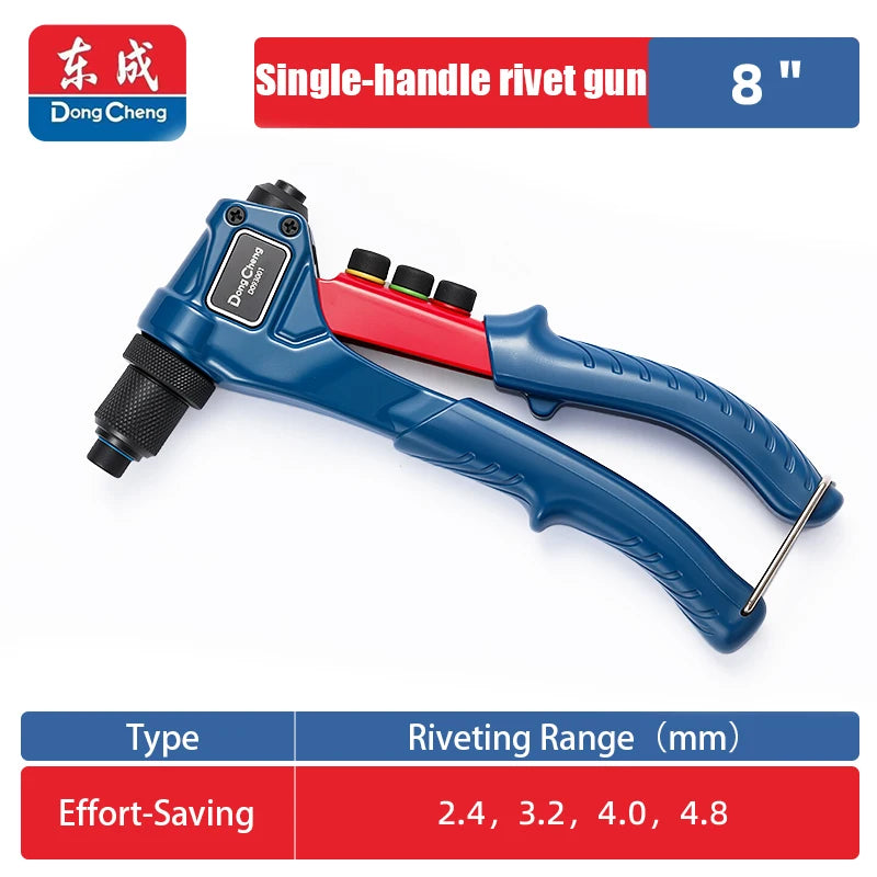 Professional Double-Handle Rivet Gun Manual High Lever Labor-Saving Tool for Metal Sheet And Pipe Tightening & Riveting