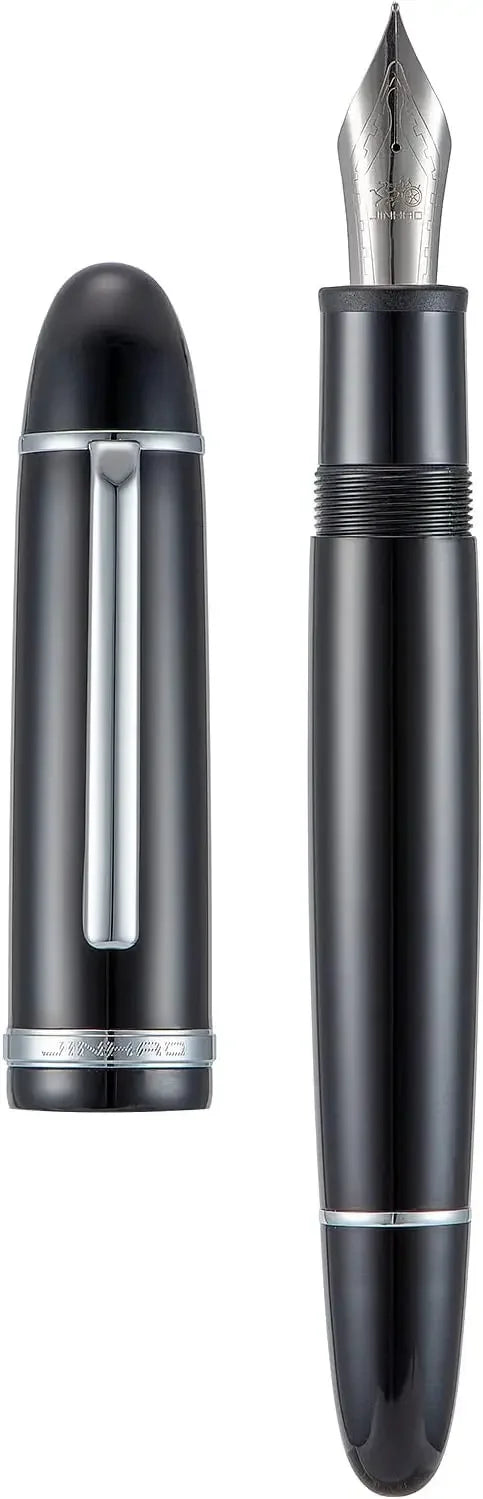 Jinhao X159 Classic ABS Fountain Pen 0.5mm/0.38mm Nib Ink Pens Set, Elegant Office Stationery Supplies