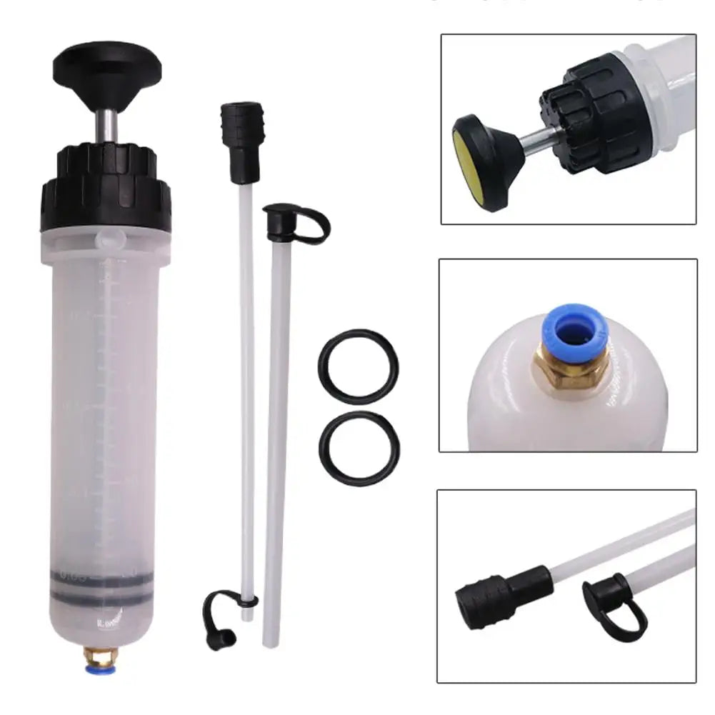 500cc Oil Fluid Extractor Filling Oil Change Syringe Bottle Transfer Automotive Fuel Extraction Pump Hand Tool Oil Extractor Pum