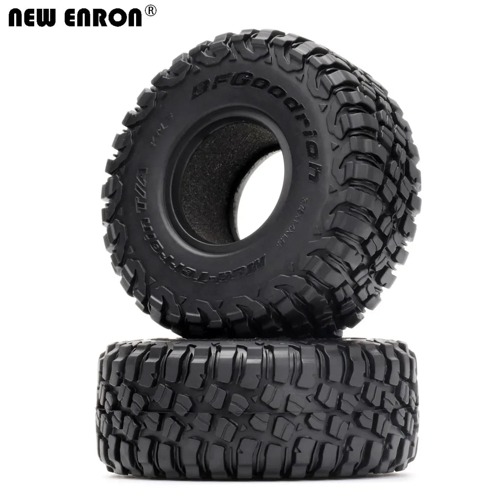 4Pcs 1.55" 95*35MM Wheel Tires 1.55 Inch Rubber Tyre for RC Car Crawler D90 TF2 Tamiya CC01 LC70 LC80 Axial 90069 JIMNY RC4WD