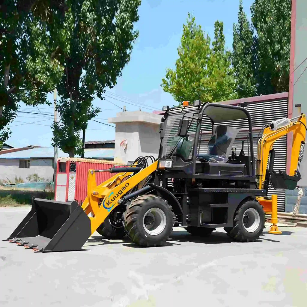 Backhoe Loader Free Shipping Excavators Machine Digger Front Loader 3 Ton Mini Excavator Bagger Garden Mini Loader B Customized
