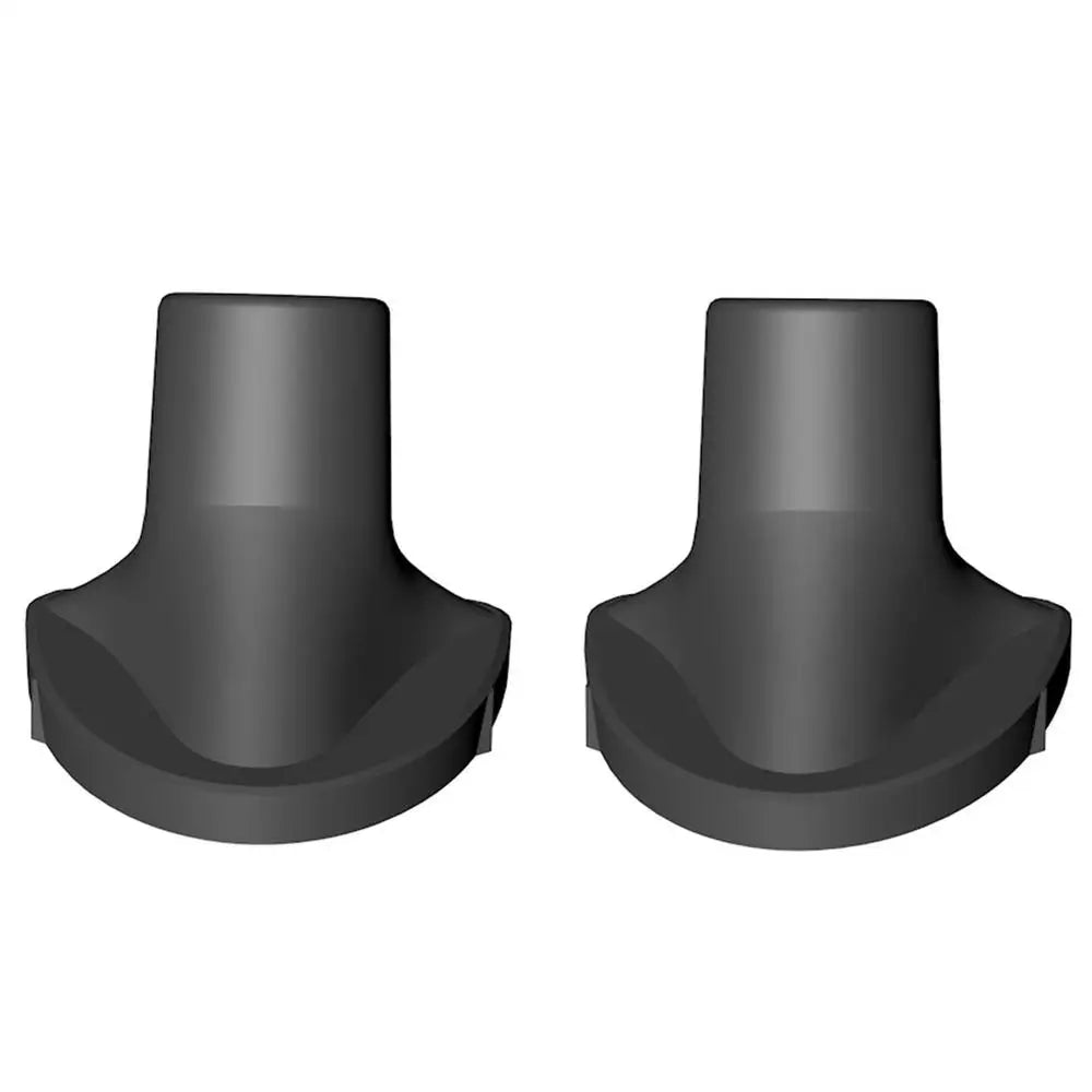 2pcs Golf Bag Leg Feet Attachable Stand Feet For Golf Bag Durable Black Rubber Golf Bag Feet Attachment Golf Players Bags Stan