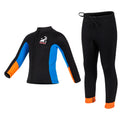 Kids Wetsuit Pants Top Jacket For Boy Toddler Youth Children's Wet Suit Surf Suits Neoprene 2.5mm Front Zipper Swimsuit