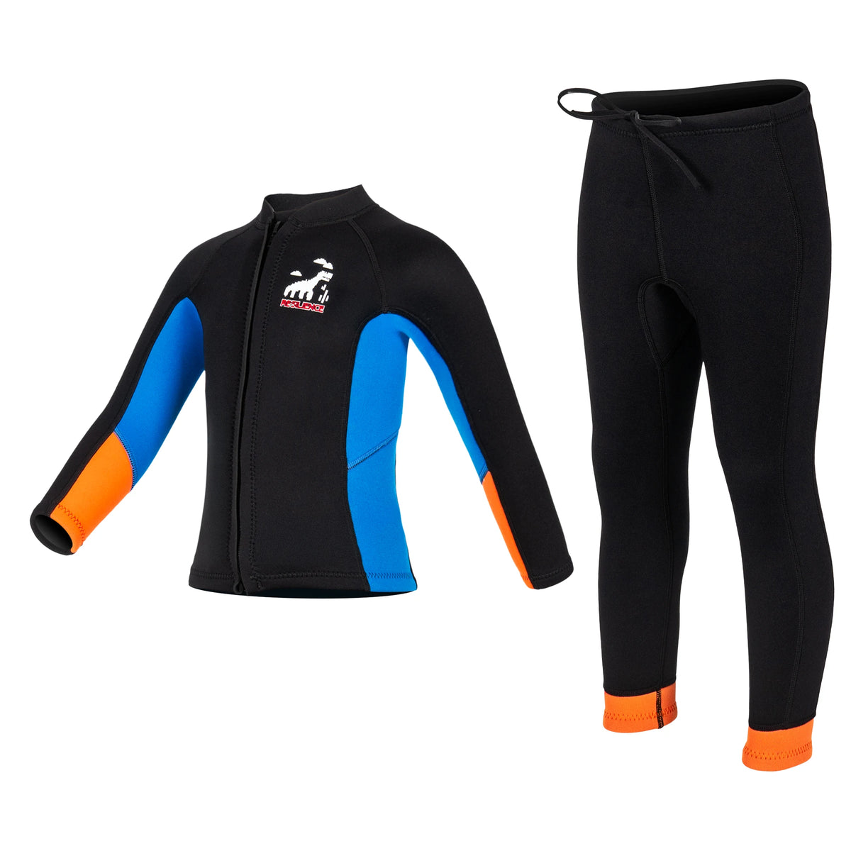 Kids Wetsuit Pants Top Jacket For Boy Toddler Youth Children's Wet Suit Surf Suits Neoprene 2.5mm Front Zipper Swimsuit