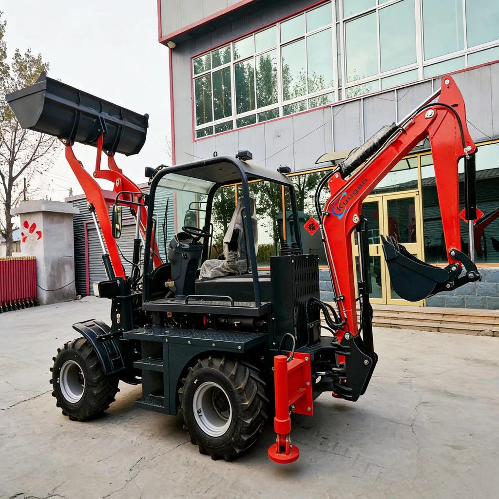 Backhoe Loader Free Shipping Excavators Machine Digger Front Loader 3 Ton Mini Excavator Bagger Garden Mini Loader B Customized