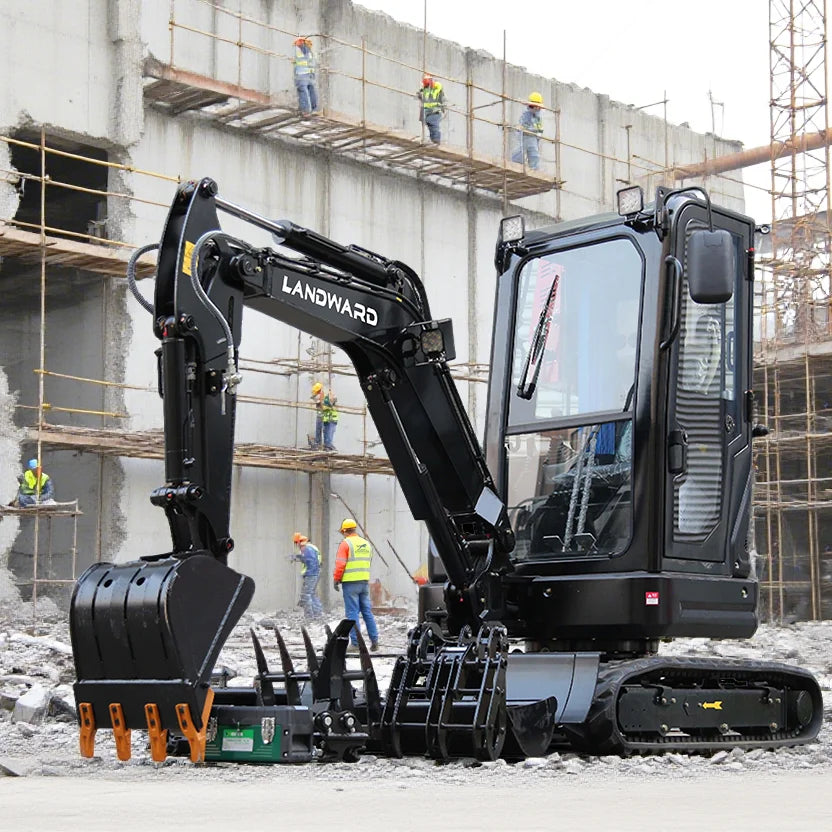 Made in China 1800 KG Tailless Excavator EPA Euro 5 Mini Bagger 2.5 Ton Small Hydraulic Digger Various Accessories Customized