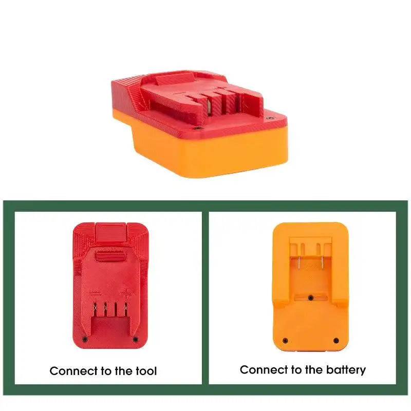 Battery Adapter for Worx 4pin 20V Lithium to For Parkside X20V Power Tools Convert (Not Include Tools and Battery)
