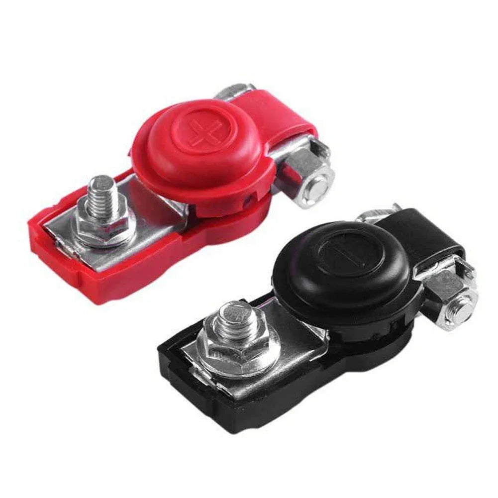 2PCS Car Auto Quick Release Battery Terminal Connector Clamps Iron Clamps  Caravan Truck Clips For Car