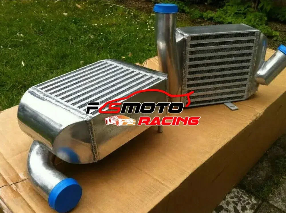A Pair Front Side Mount Aluminum Intercooler For Audi S4 B5 S4 RS4 Avant A6 C5 Bi-Turbo 2.7L Allroad Quattro 1997-2005 BiTurbo