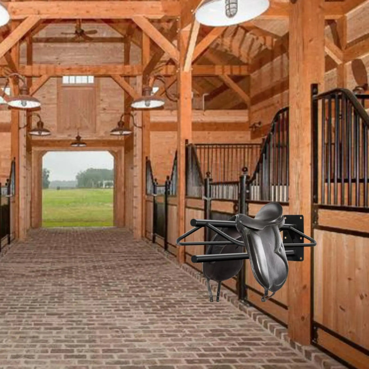 Horse Saddle Rack Saddle Storage Rack Saddle Stand Display Holder Holds Tack,