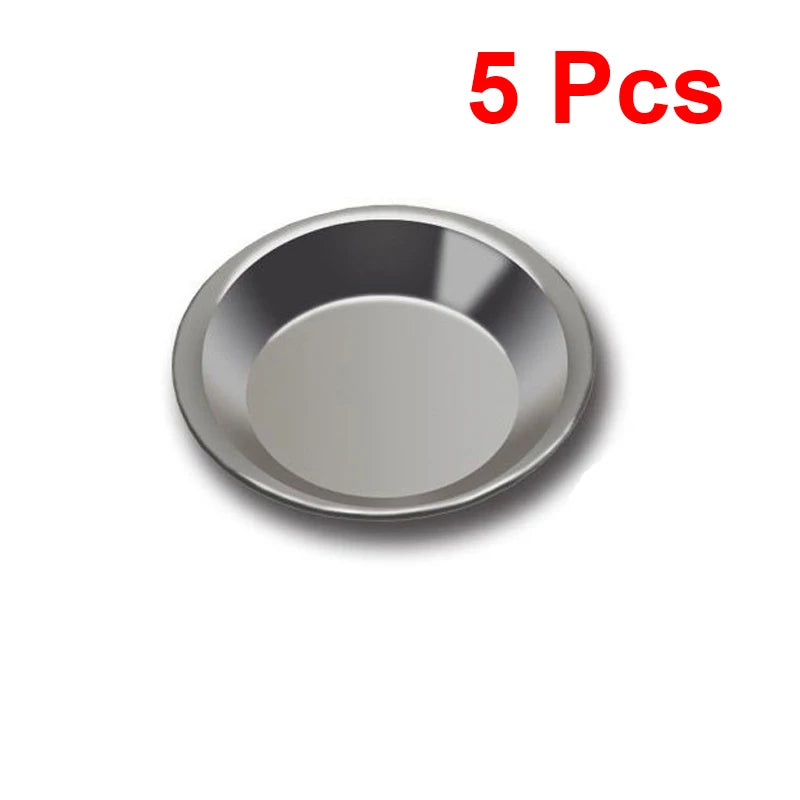 1-10pcs Stainless Steel Painting Palette Spouted Color Bowls Oil Paint Trays Paint Color Mixing Cups For Art Stationery Supplies