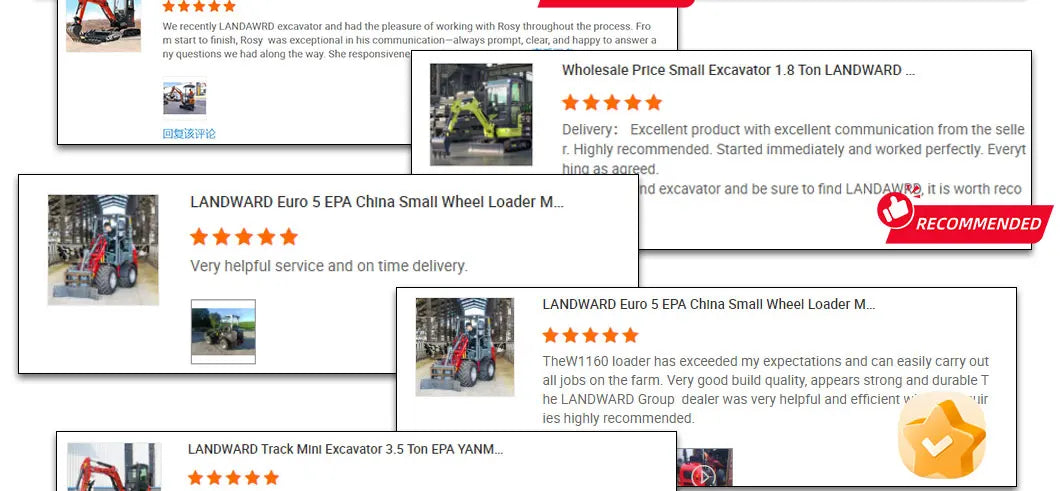 Farm Loader Diesel Kubota Engine Mini Loader Euro5 EPA Wheeled Mini Loader Hydraulic 4×4 Compact Loader 2 Ton Loaders Customized