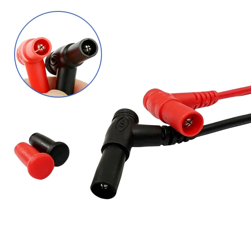 20A 1000V Universal Multimeter Test Leads, Ultra-sharp Tips PVC/Silicone Wire Probes for Electrical Testing