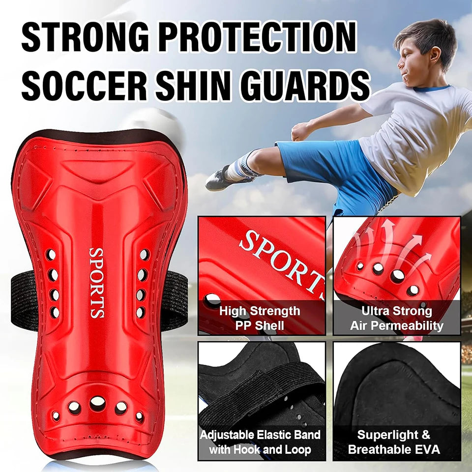 Loogdeel Adult Kid Soccer Shinguard Training Crashproof Calf Leg Sleeves Teens Football Sports Safety Legging Shin Protect Guard