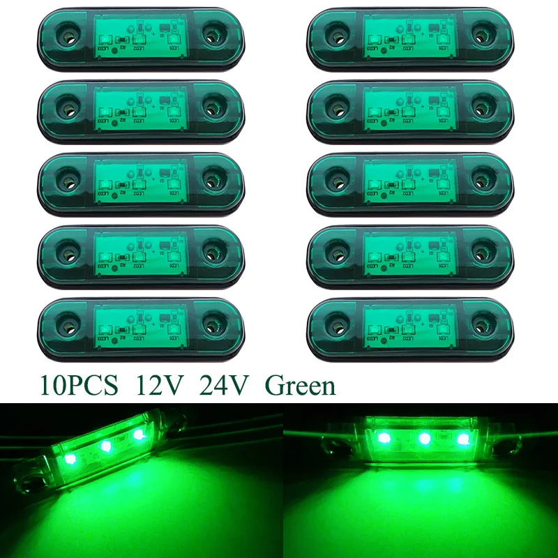 12V 24V Truck Accesorios Trailer Car External Lights Warning Tail Light Signal Brake Lamps for Truck Trailer Lorry Bus