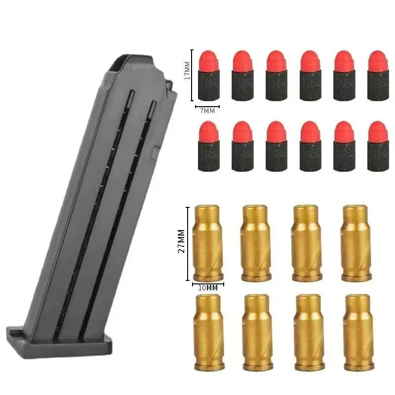 QE1 Ducational Toy Gun Shell Ejecting Toy Foam Soft Bullet Blaster For Kids Boys Adults Airsoft Pistol Children Birthday GiftM