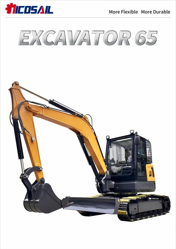 Reliable China 6ton Small Excavator - Hydraulic System for Long-Lasting Farm & Construction Operations