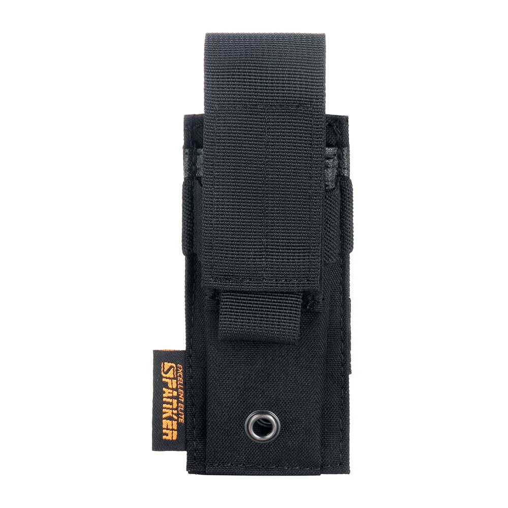 Airsoft Molle Pistol Pouch Tactical Single Magazine Pouch Flashlight Pouches 9mm Mag Bag Holder Bag Universal  Hunting Accessor