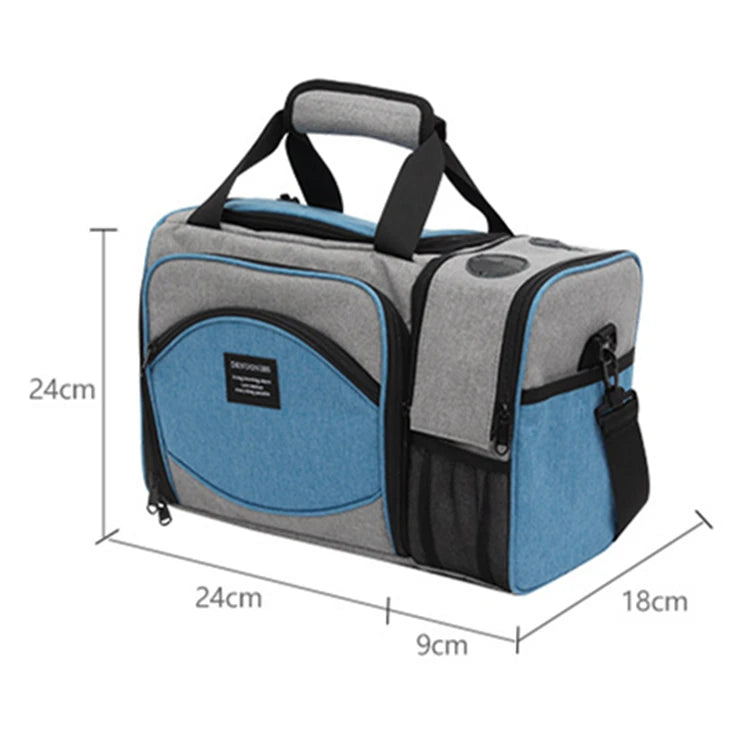 Insulated Lunch Bag Waterproof Large Thermal Food Container Adjustable Shoulder Strap Thickened Lunch Box for School Bag