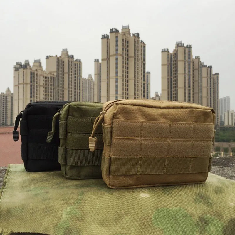 Molle Utility EDC Waist Bag Tactical Pouch Sports Fanny Bag Belt Pouch Outdoor Sports Hunting Bag