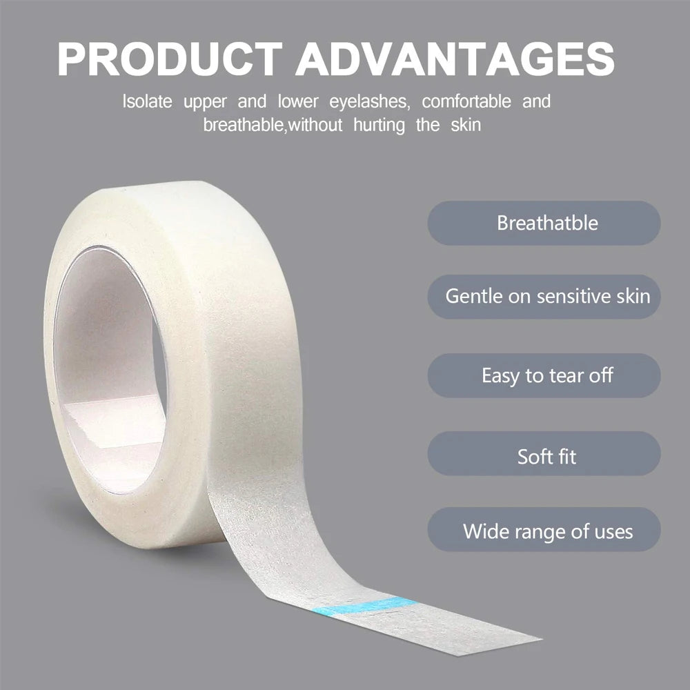 5Rolls Micropore Tape - Breathable Paper Tapes,Latex-Free Paper Surgical Tape - Individually Boxed Paper Bandage Tapes Rolls