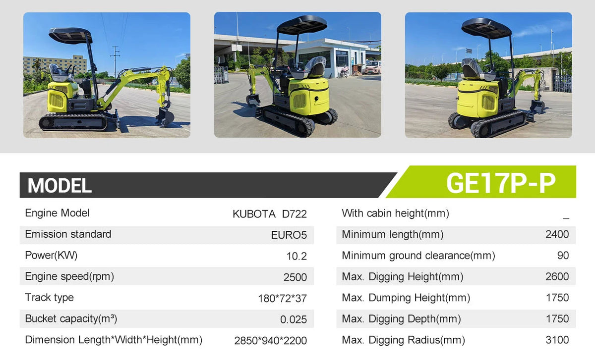 Multifunctional Mini Excavator 0.8-1 Ton Tiny Digger for Indoor Construction Narrow Space Soil Moving