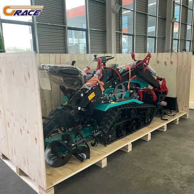 35HP Diesel Crawler Tractor EPA Approved Garden Cultivator With Excavator Parts For Farm & Orchard