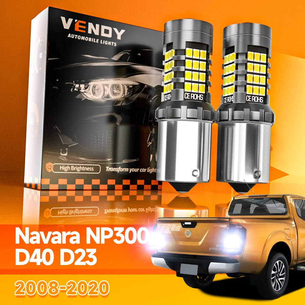2pcs For Nissan Navara NP300 D23 D40 2008-2020 LED Reverse Light Backup Lamp 2009 2010 2011 2013 2014 2015 2016 2017 Accessories