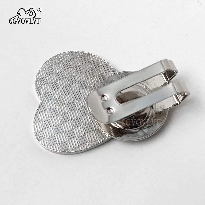 1pc Golf Bling Golf Ball Marker with A Standard Magnetic Hat Clip Gift for Women Golf Accessories Easily to Golf Cap New
