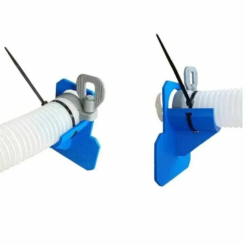 Swimming Pool Pipe Holder Mount Supports Pipes 30-38mm for Intex Bestway Ground Hose Outlet with Cable Tie Pool Accessories
